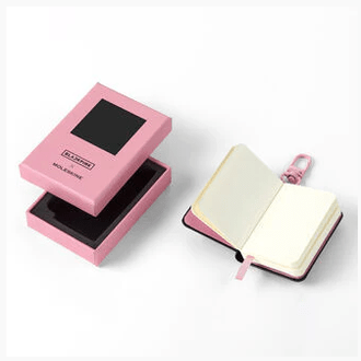 Moleskine Caderno mini liso blackpink - Papelaria Encantada