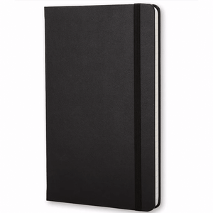Moleskine Clássico Preto grande 13x21 Liso - Papelaria Encantada
