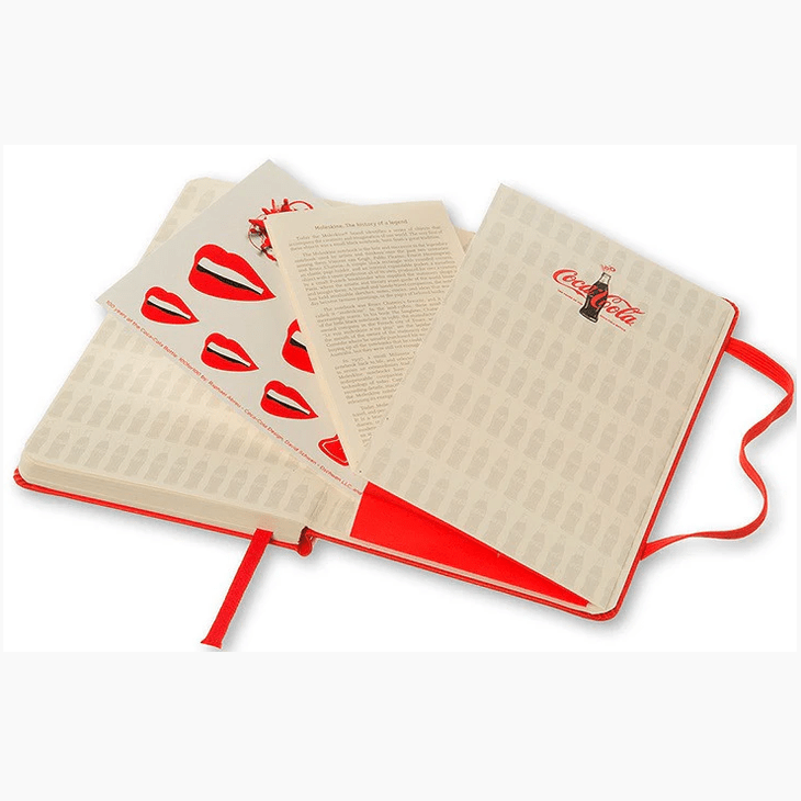 Moleskine Coca - cola ed. limitada Liso 9x14 liso - Papelaria Encantada