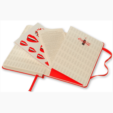 Moleskine Coca - cola ed. limitada Liso 9x14 liso - Papelaria Encantada