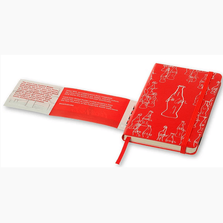 Moleskine Coca - cola ed. limitada Liso 9x14 liso - Papelaria Encantada