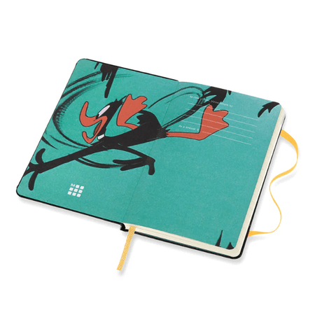 Moleskine Daffy Duck - Bolso Pautado - Papelaria Encantada