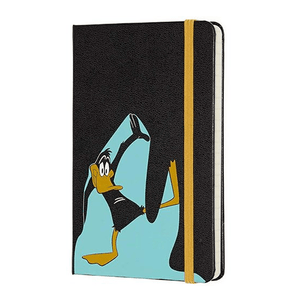 Moleskine Daffy Duck - Bolso Pautado - Papelaria Encantada