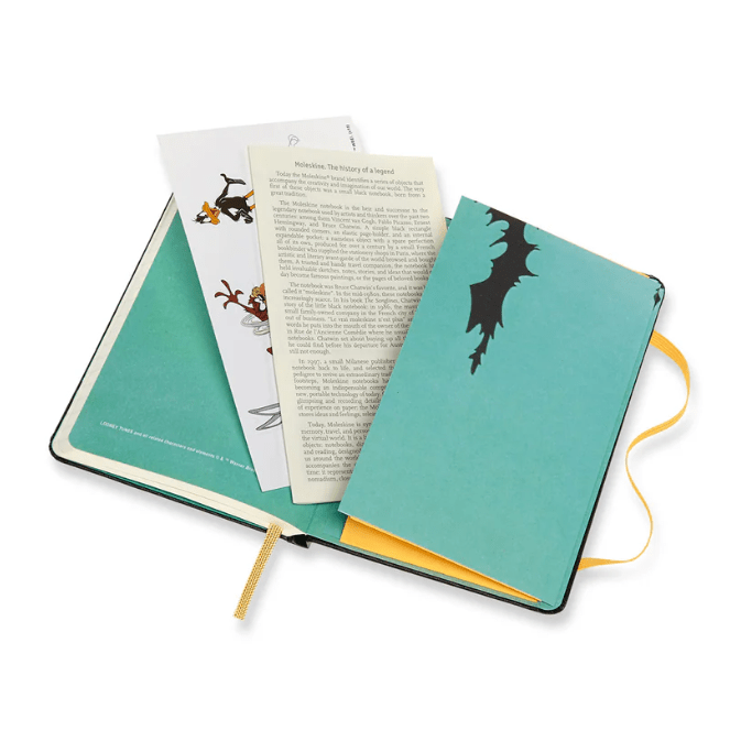 Moleskine Daffy Duck - Bolso Pautado - Papelaria Encantada