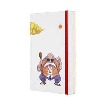 Moleskine Dragonball grande pontos - M. Roshi - Papelaria Encantada