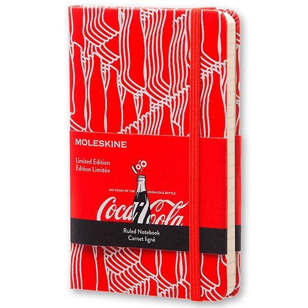 Moleskine edi.limitada Coca - cola 9x14 - Papelaria Encantada
