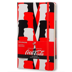 Moleskine grande liso ed. limitada Coca - Cola - Papelaria Encantada