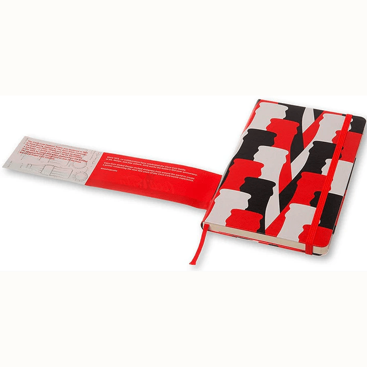 Moleskine grande liso ed. limitada Coca - Cola - Papelaria Encantada