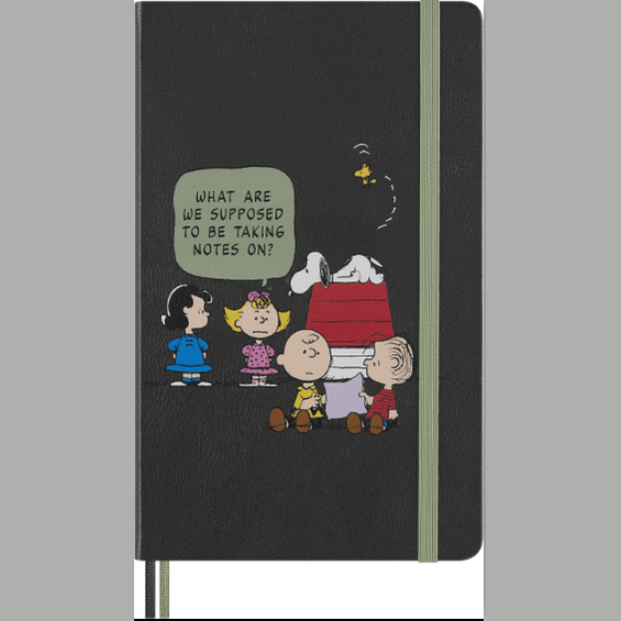 Moleskine Grande Pautado Snoopy - Papelaria Encantada