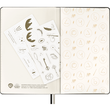 Moleskine Harry Potter - Lumus - Edi. Limitada - Papelaria Encantada