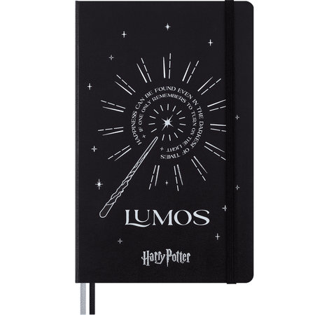 Moleskine Harry Potter - Lumus - Edi. Limitada - Papelaria Encantada