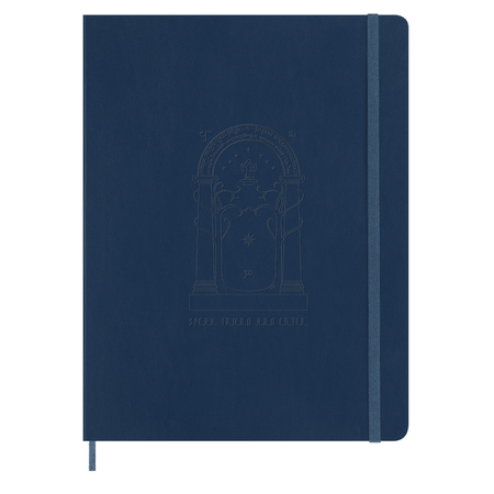 Moleskine O Senhor dos Anéis – Caderno XL Pautado com Capa Flexível - Papelaria Encantada