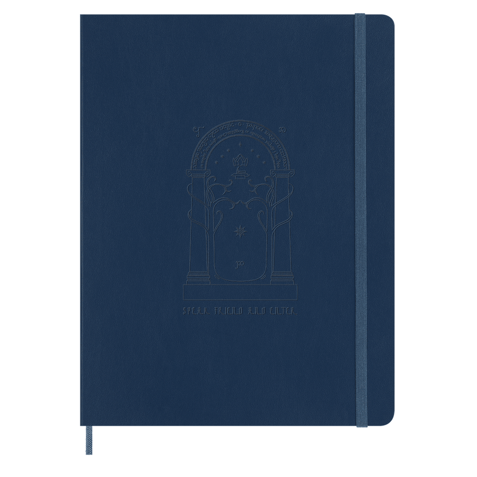 Moleskine O Senhor dos Anéis – Caderno XL Pautado com Capa Flexível - Papelaria Encantada