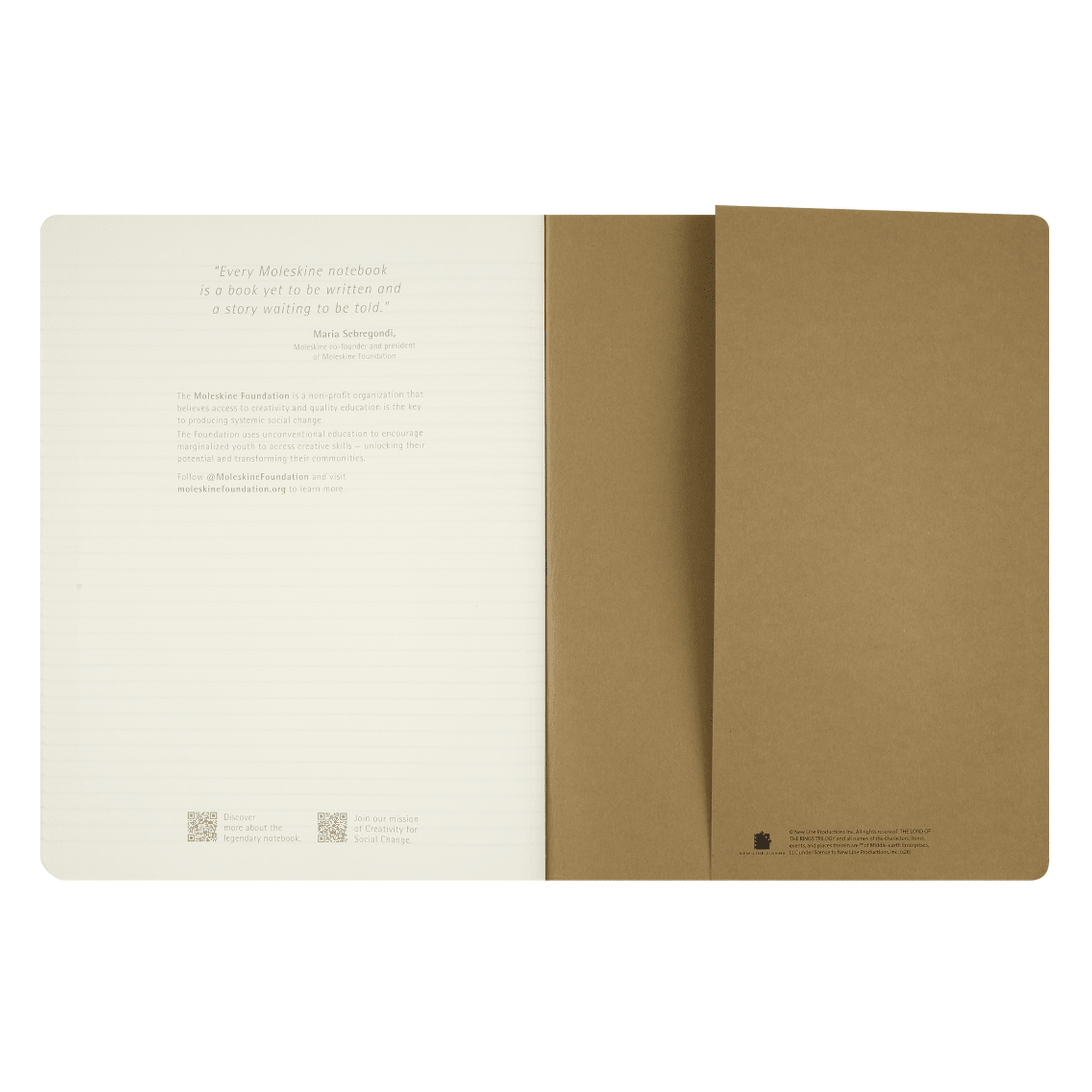 Moleskine O Senhor dos Anéis Cahier Journals – Conjunto de 3 Cadernos - Papelaria Encantada