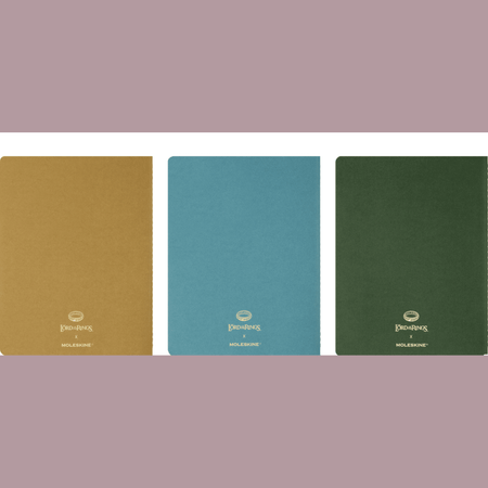Moleskine O Senhor dos Anéis Cahier Journals – Conjunto de 3 Cadernos - Papelaria Encantada