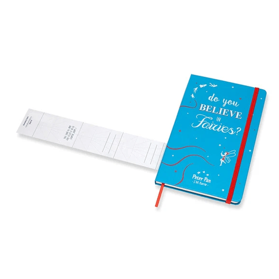 Moleskine Peter Pan Grande - Fadas - Papelaria Encantada