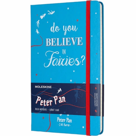 Moleskine Peter Pan Grande - Fadas - Papelaria Encantada
