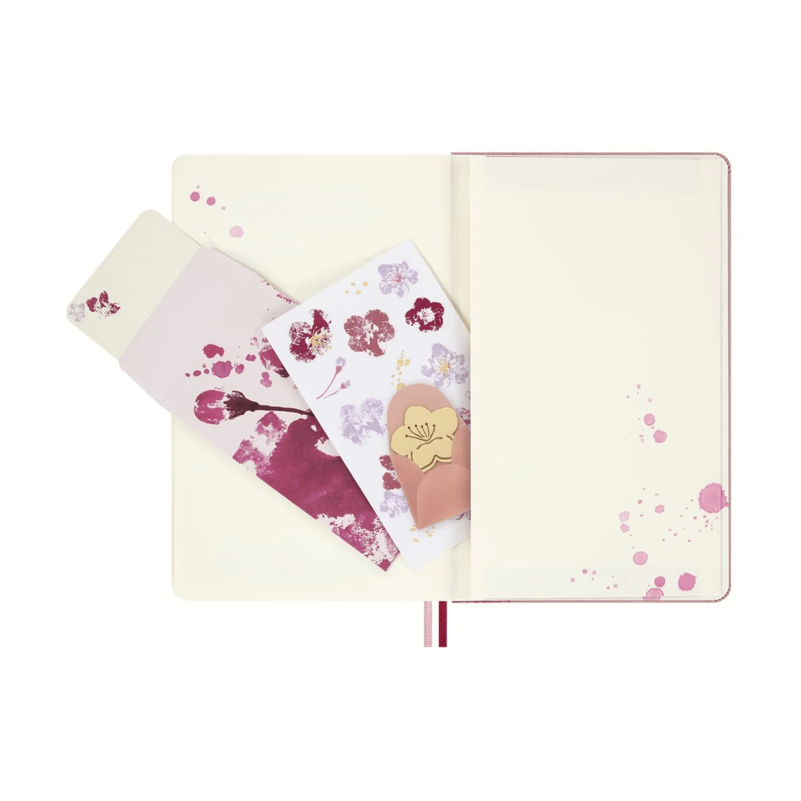 Moleskine sakura ed. limitada grande 13x21 liso - Papelaria Encantada
