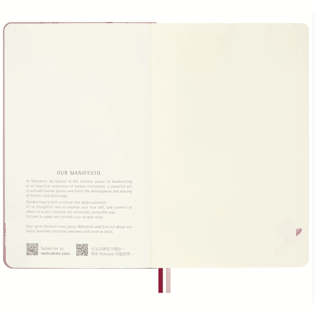 Moleskine sakura ed. limitada grande 13x21 liso - Papelaria Encantada