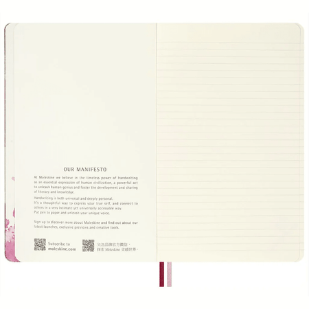 Moleskine Sakura ed. limitada grande pautado 13x21 - Papelaria Encantada