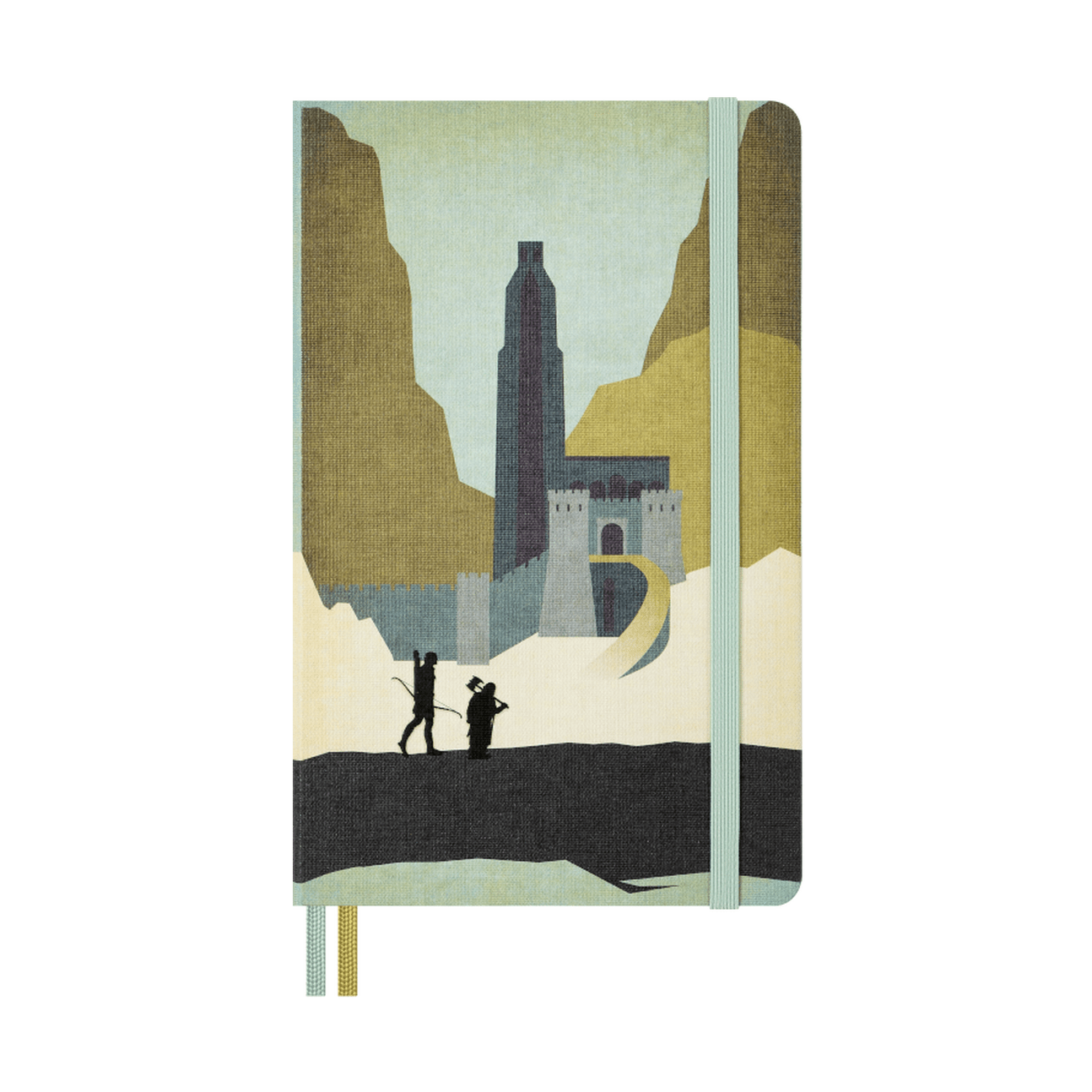 Moleskine Senhor dos Aneis Pautado - Papelaria Encantada