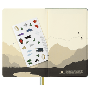 Moleskine Senhor dos Aneis Pautado - Papelaria Encantada