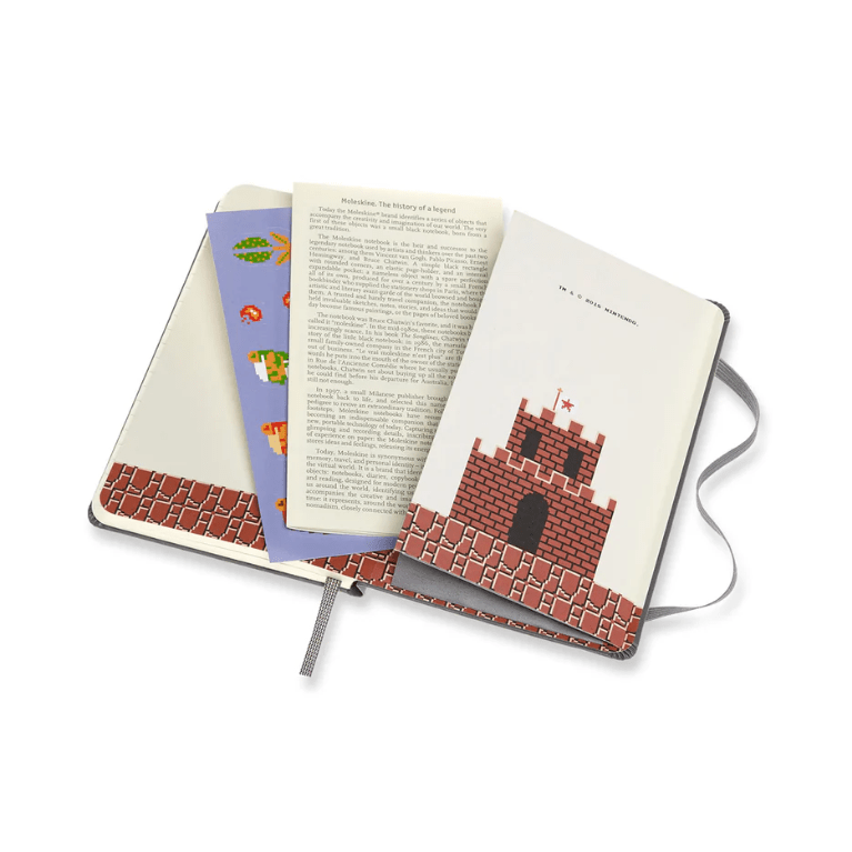 Moleskine Super Mário Nes Cartridge - Bolso - Papelaria Encantada