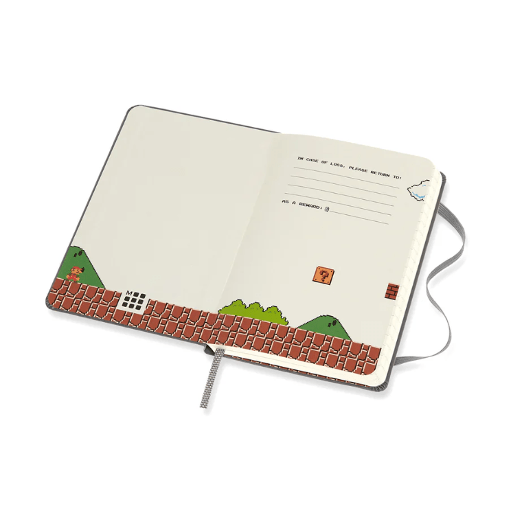 Moleskine Super Mário Nes Cartridge - Bolso - Papelaria Encantada