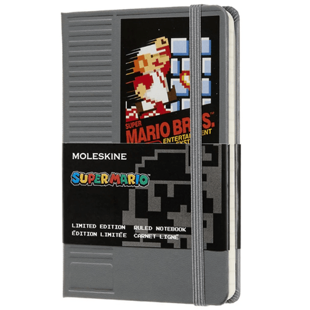 Moleskine Super Mário Nes Cartridge - Bolso - Papelaria Encantada