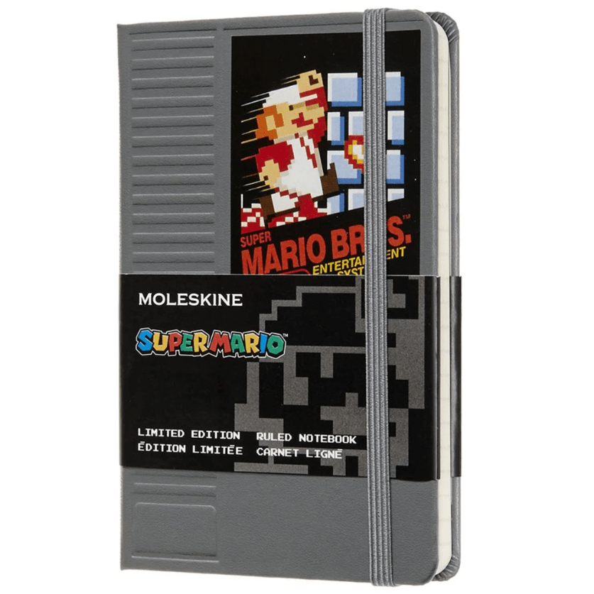 Moleskine Super Mário Nes Cartridge - Bolso - Papelaria Encantada
