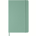 Moleskine Verde Salvia grande pautado 13x21 - Papelaria Encantada