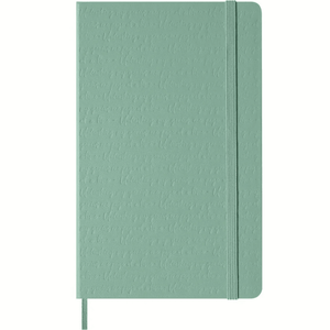 Moleskine Verde Salvia grande pautado 13x21 - Papelaria Encantada