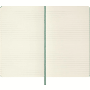 Moleskine Verde Salvia grande pautado 13x21 - Papelaria Encantada