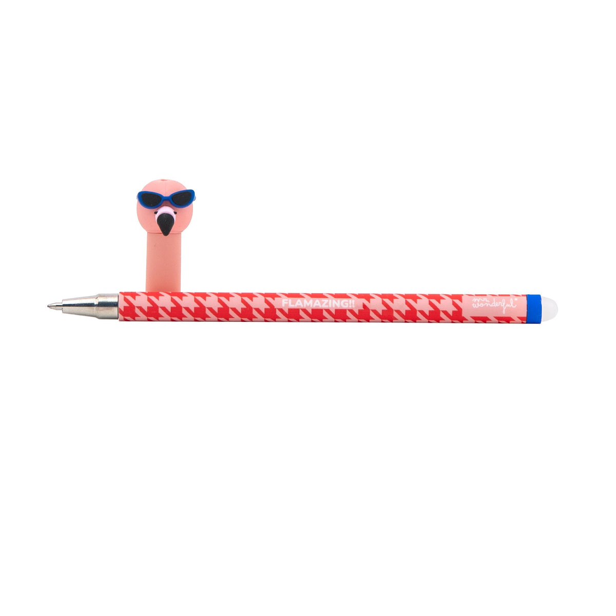 Caneta apagável Bo-Bo Flavio, o flamingo — Flamazing! — detalhe 3