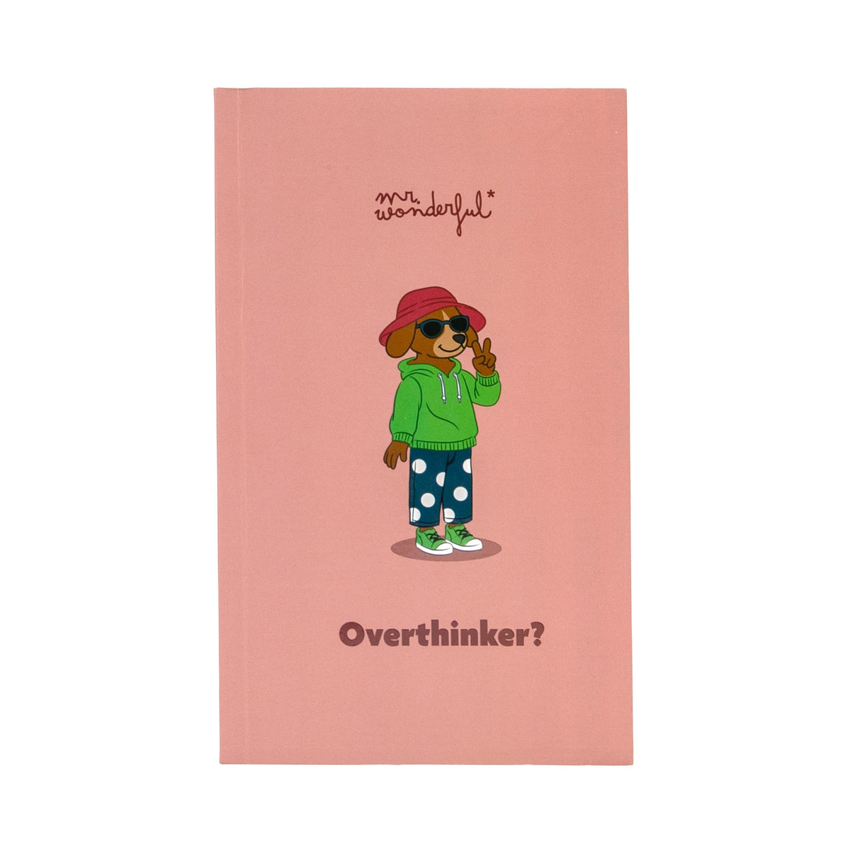 Bloco de notas Cão — Overthinker? — vista principal