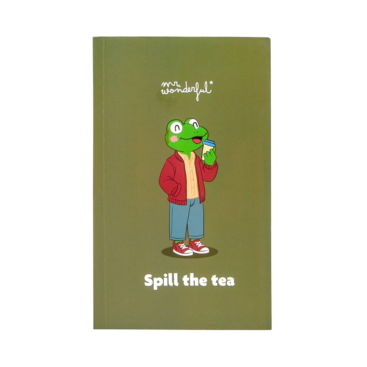 Bloco de notas Rã — Spill the tea — vista principal