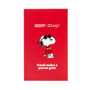 Bloco de notas Snoopy - Travel makes a person grow — vista principal