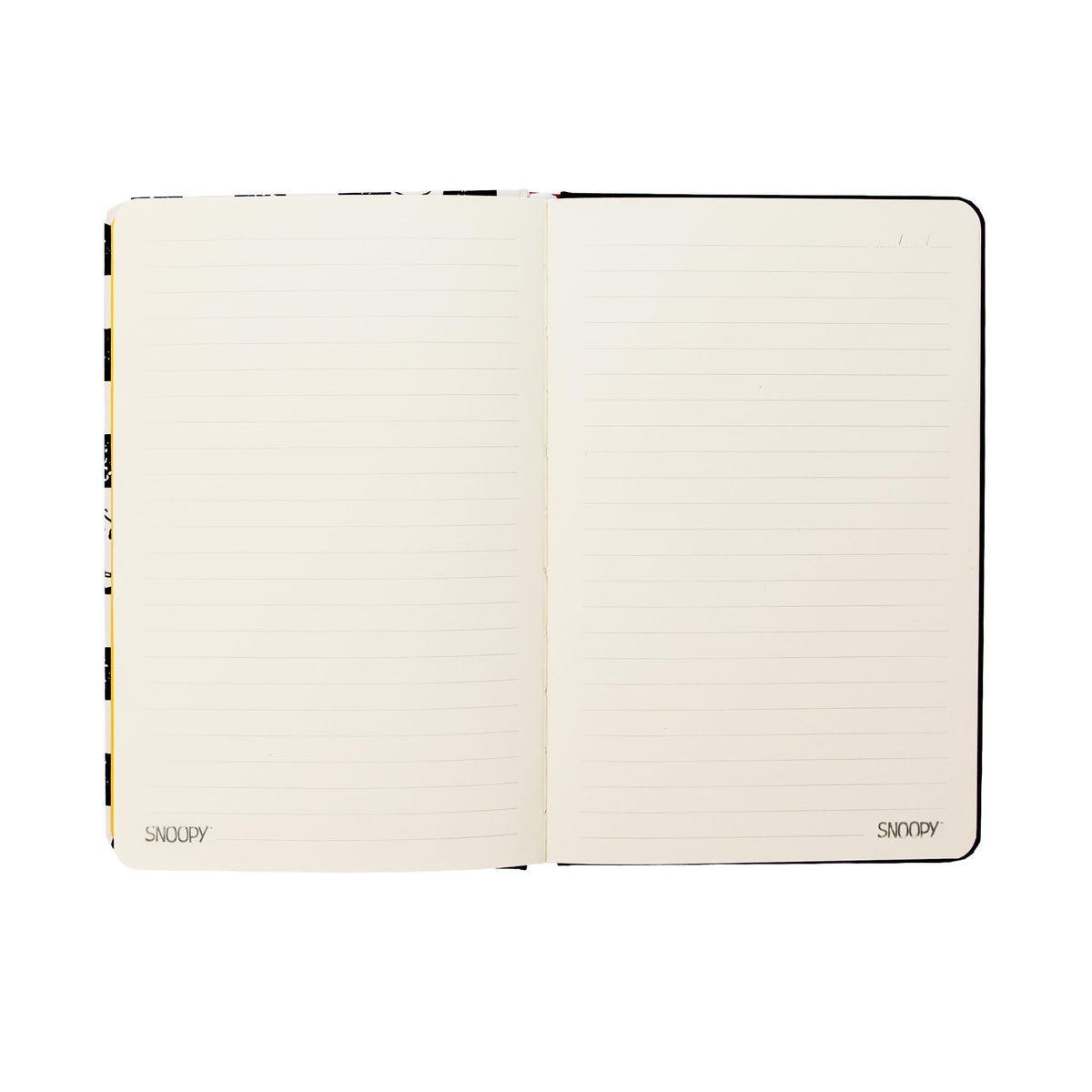 Caderno A5 com suporte para telemóvel Snoopy - There’s a good feeling to be had from sharing — detalhe 2