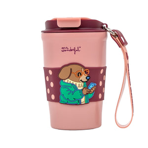 Copo térmico Cão 420 ml — Picky drinker — vista principal