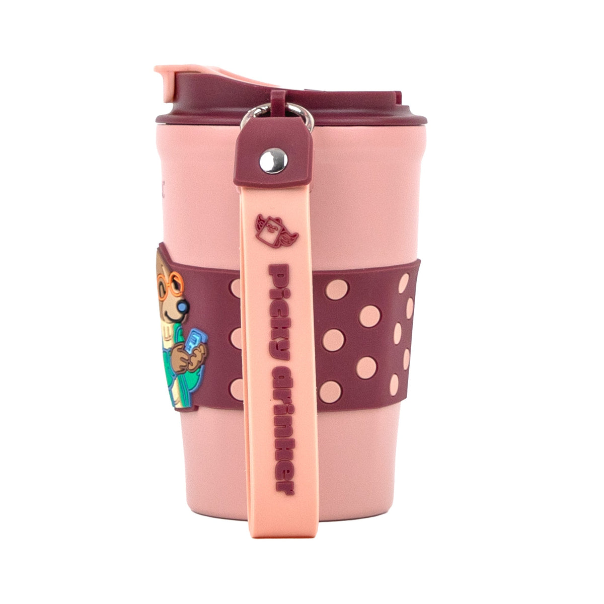 Copo térmico Cão 420 ml — Picky drinker — detalhe 1