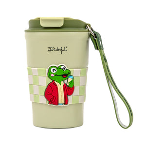 Copo térmico Rã 420 ml — No drama, just Matcha — vista principal