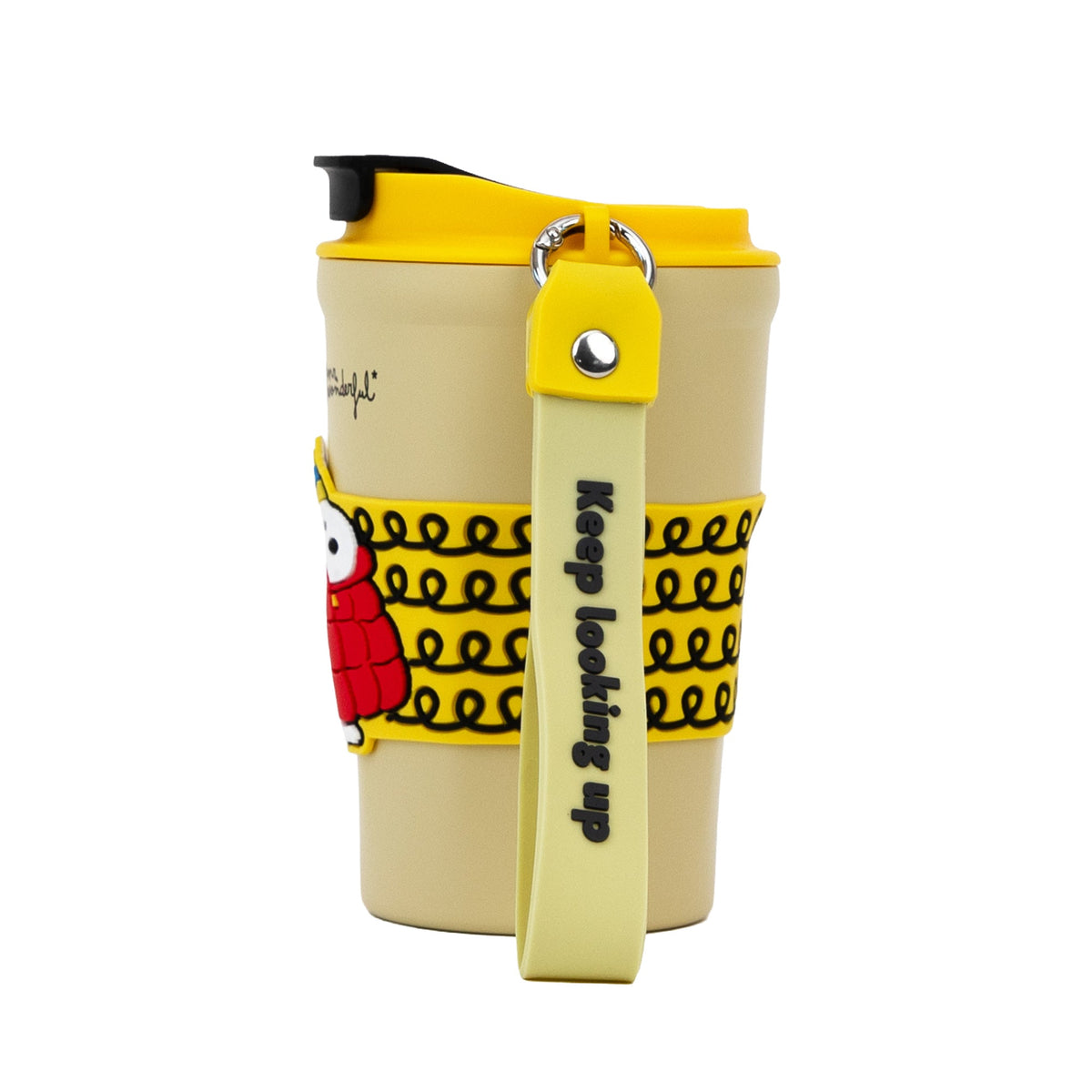 Caneca térmica take away Snoopy – Keep looking up — detalhe 1