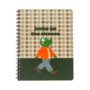 Caderno A5 Rã — Jump up the chance — vista principal