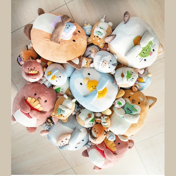 Mymochi Hello Edition, Cão Hiro 16cm,c/chá de bolhas em caixa - Papelaria Encantada