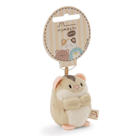 Mymochi Yummi | Hamster Hamps beige, 5cm c/ header - Papelaria Encantada