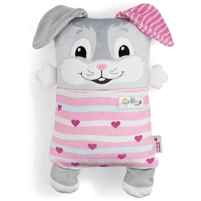 Nici - Cosidoos | Peluche Coelho c/função reversível, 30X20cm - Papelaria Encantada