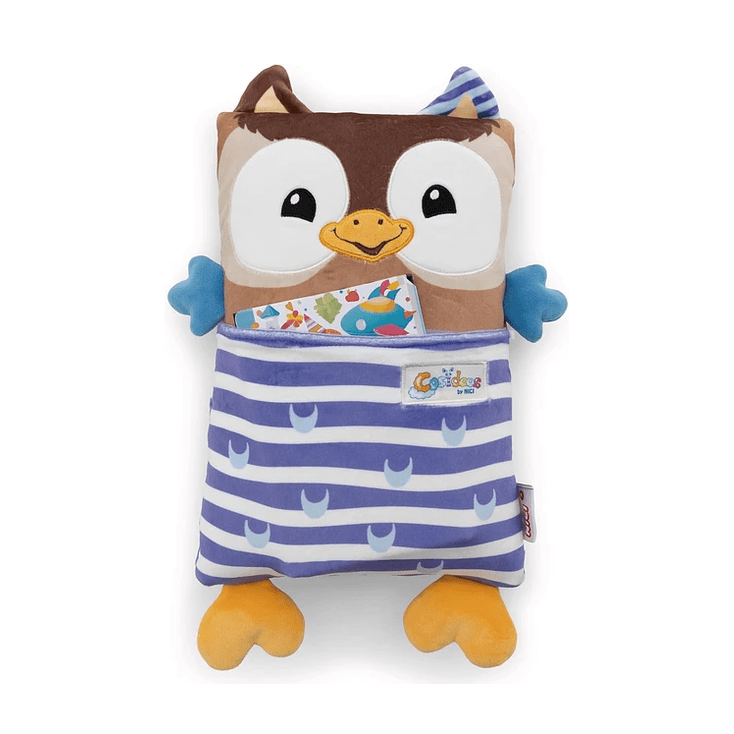 Nici - Cosidoos | Peluche Coruja c/função reversível, 30X20cm - Papelaria Encantada