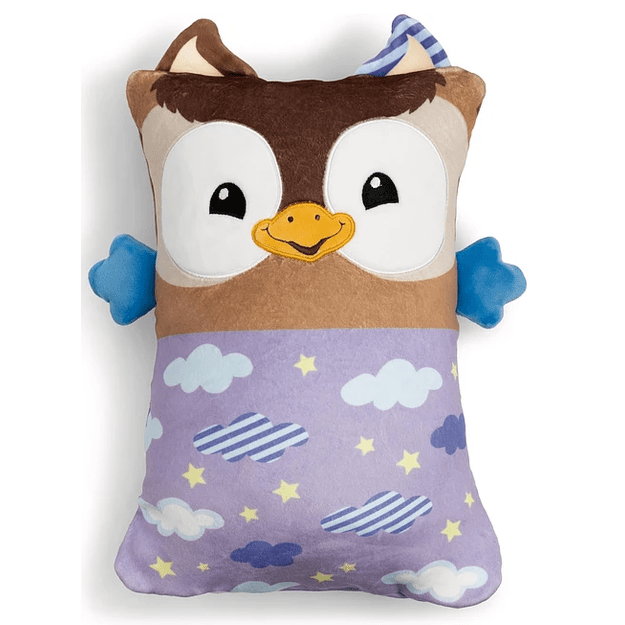 Nici - Cosidoos | Peluche Coruja c/função reversível, 30X20cm - Papelaria Encantada