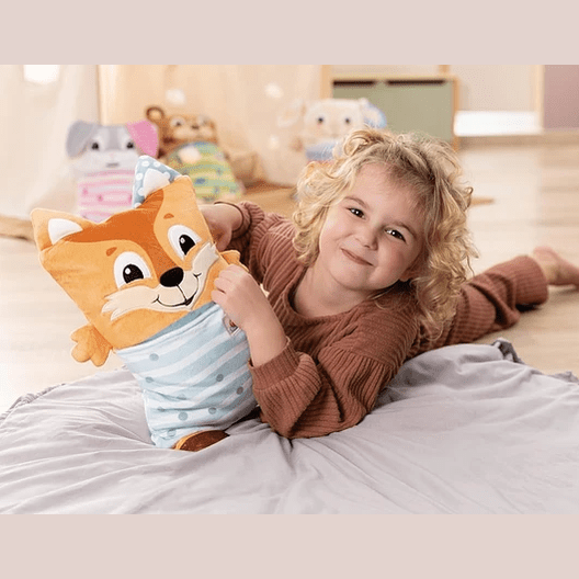 Nici - Cosidoos | Peluche Raposa c/função reversível, 30X20cm - Papelaria Encantada
