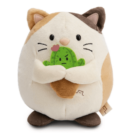 Nici - Mymochi Hello Edition, Gato Angy 16cm, c/cacto em caixa - Papelaria Encantada